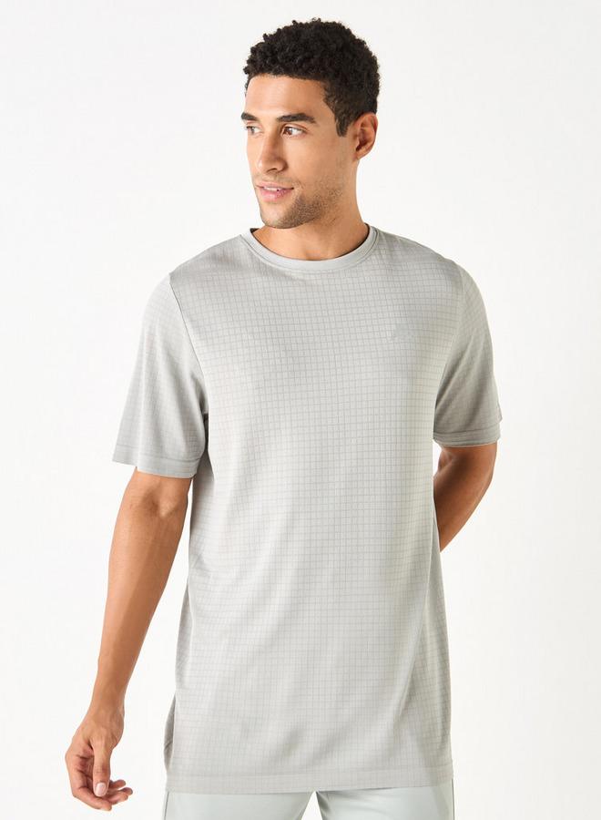 Kappa Textured T-shirt with Short Sleeves - Image 1
