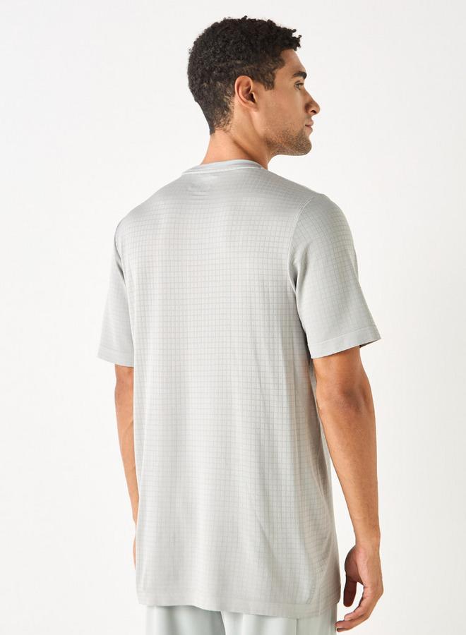 Kappa Textured T-shirt with Short Sleeves - Image 3