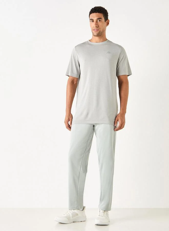 كابا تيشيرت بارز الملمس بأكمام قصيرة من كابا