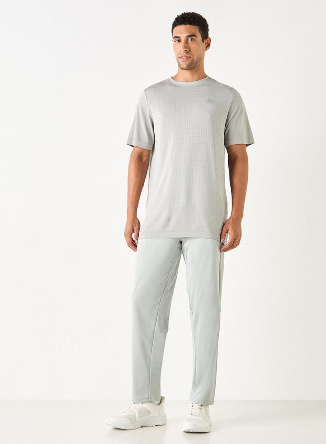 Kappa Textured T-shirt with Short Sleeves - Image 2