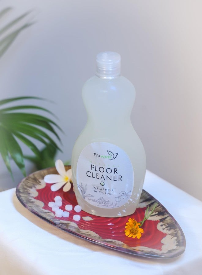 PLAVAM - Camphor Surface and Floor Cleaner (750 ml) | Natural | Organic| Herbal | Non - toxic | Skin friendly, Baby Safe & Pet Friendly | Removes Stains | Calming Fragrance - Image 3