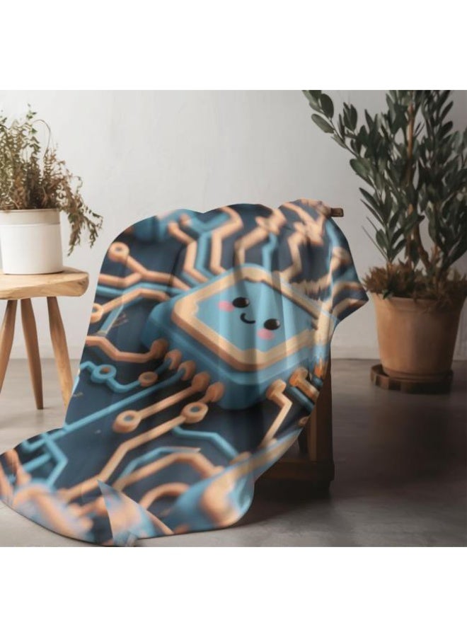 general Baby and children's cartoon flannel thin blanket (warm and comfortable, suitable for sleep, game use) 70cm*100cm - Image 4