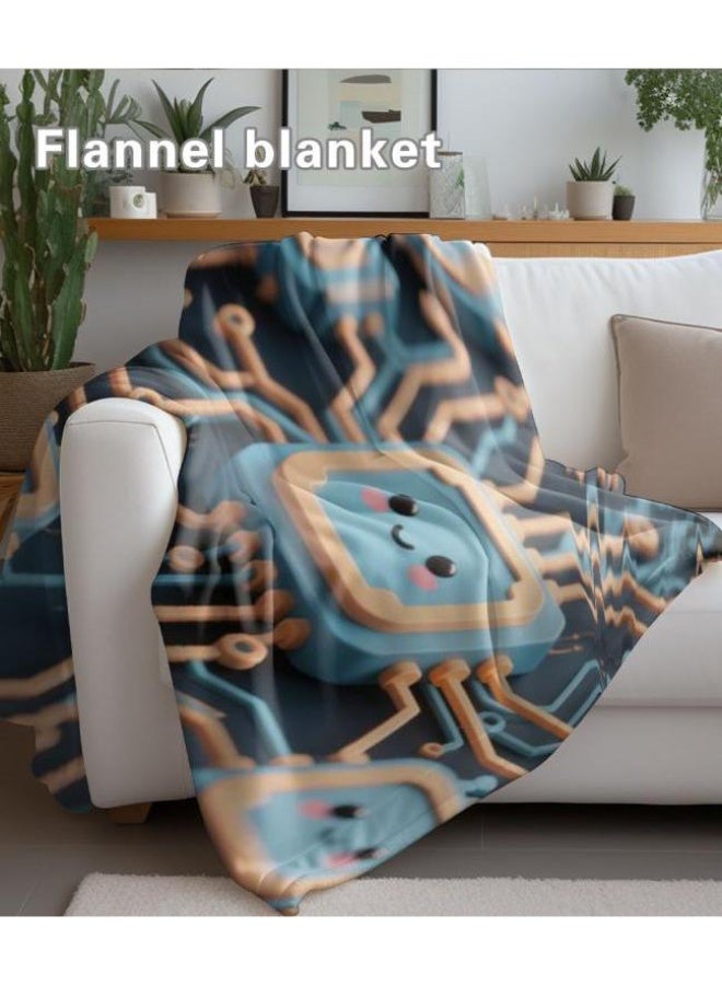 general Baby and children's cartoon flannel thin blanket (warm and comfortable, suitable for sleep, game use) 70cm*100cm - Image 5