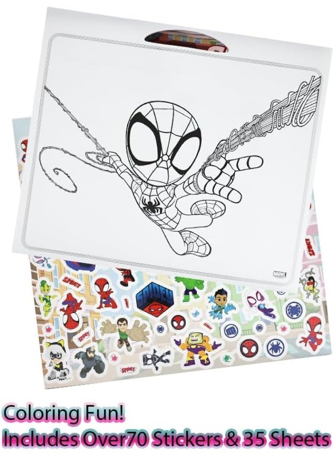 SKOODLE Disney Color & Activity Book Set for Kids: Minnie, Frozen, Princess and Spidey - Image 3