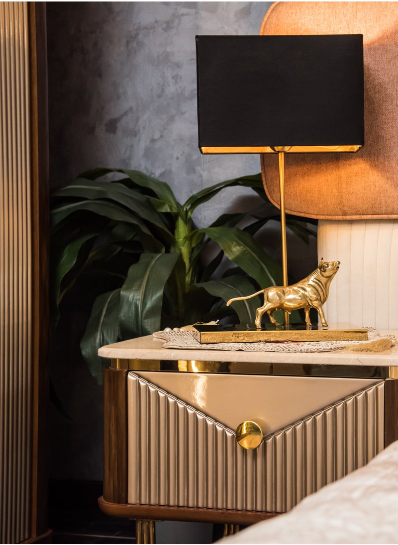 Golden Bull Table Lamp