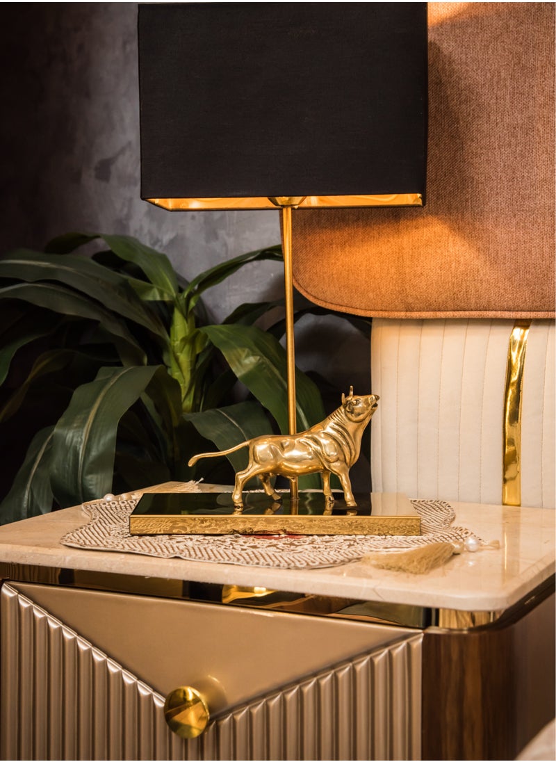 Golden Bull Table Lamp