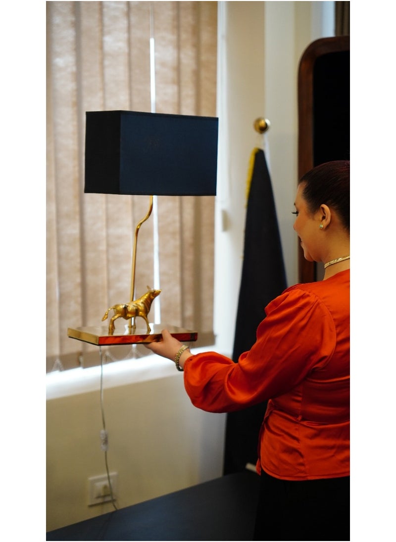 Golden Bull Table Lamp