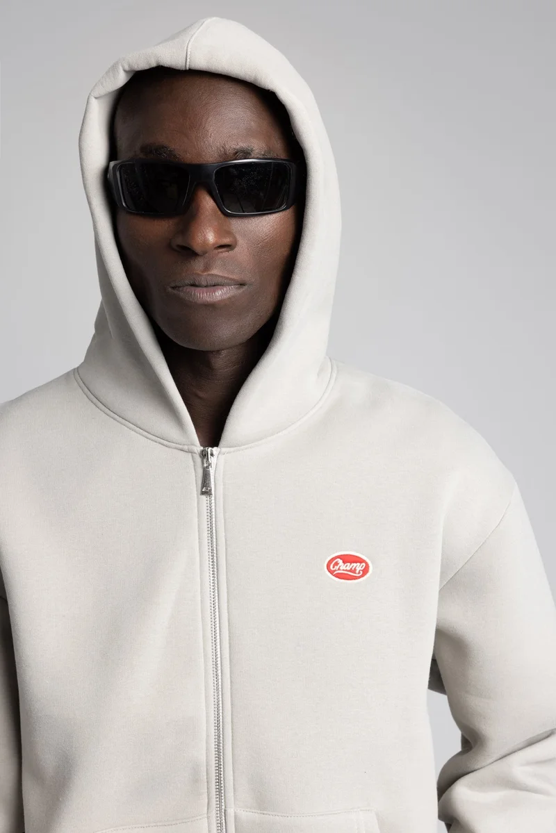 Catch Champ Hooded Zip-Up Sweatshirt