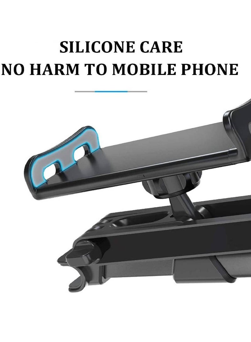 GENNEXT Car Headrest Mount/Tablet Holder Car Backseat Seat Mount/Tablet Headrest Holder Universal 360° Rotating Adjustable for All 4.5"-10.5" Tablet iPad - Image 2