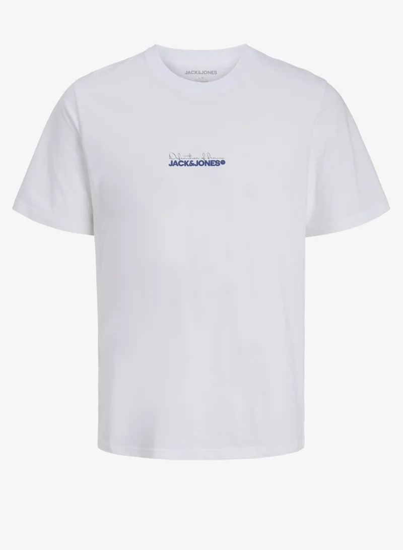 Casual Relaxed Fit Crew Neck T-Shirt