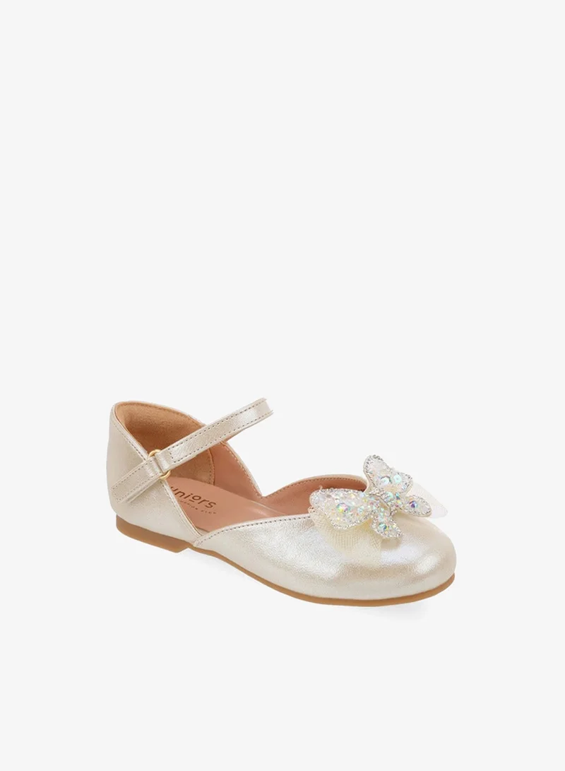 JUNIORS Girls Hook & Loop Ballerina Shoes Ramadan Collection