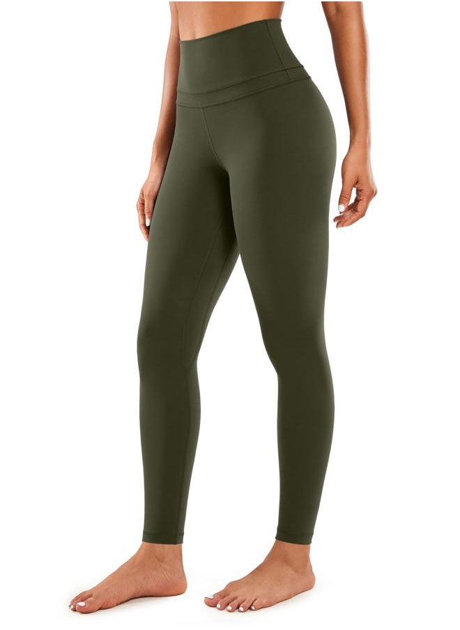 CRZ YOGA - Women's Naked Feeling I Workout Leggings 28 Inches - High Waisted Full-Length Yoga Pants Olive Green X-Small - Image 1