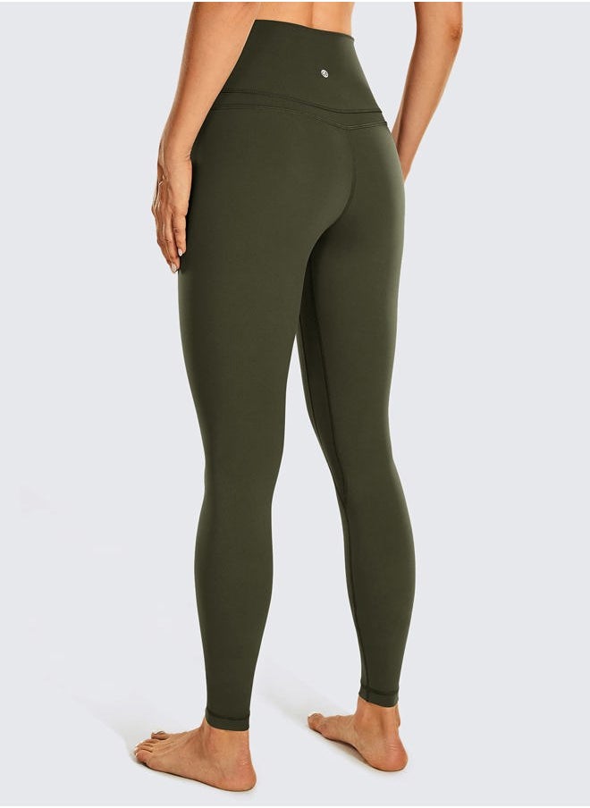 CRZ YOGA - Women's Naked Feeling I Workout Leggings 28 Inches - High Waisted Full-Length Yoga Pants Olive Green X-Small - Image 1