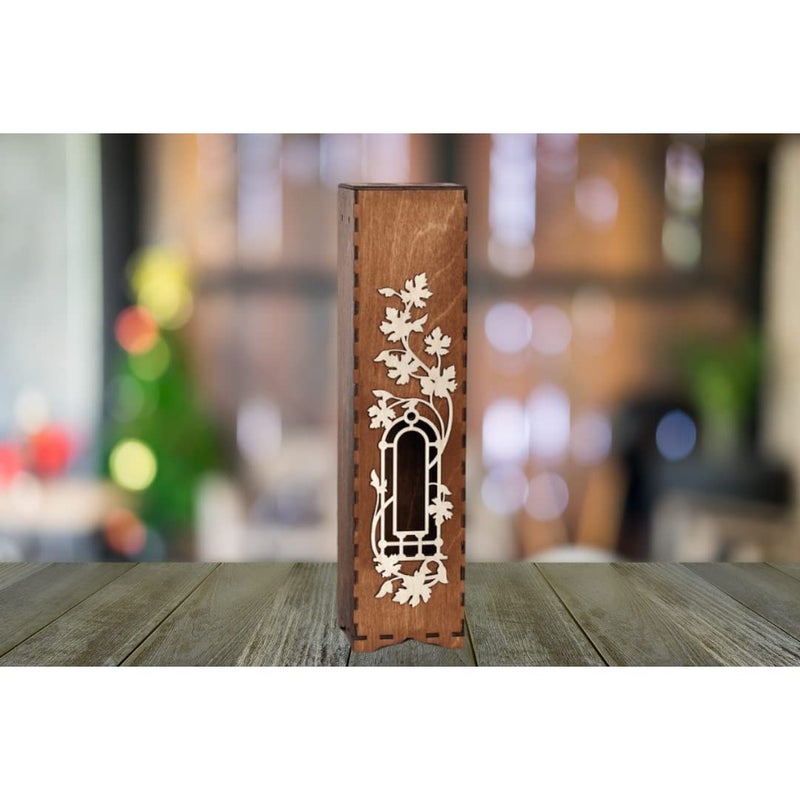 WedooZy WedooZy Wooden Bottle Case Latest Collection Elegant Portable Handcrafted Bottle Box for Storage Gift Item for Festival Birthday Anniversary Wedding Color Brown  - Image 5