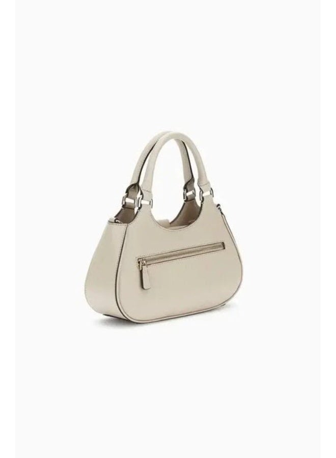 GUESS Nolana Crescent Shoulder Bag – Bone White - Image 3