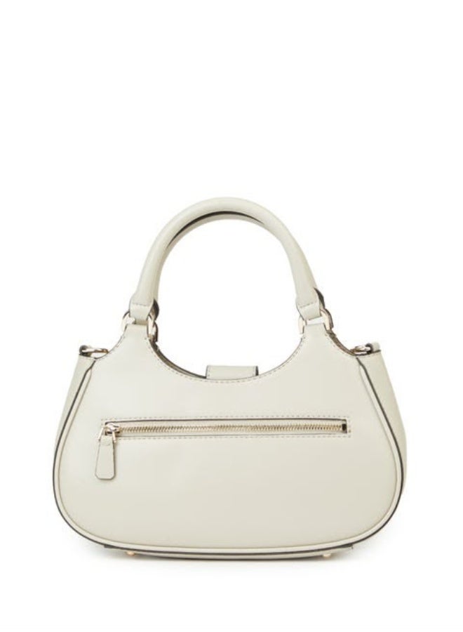 GUESS Nolana Crescent Shoulder Bag – Bone White - Image 2