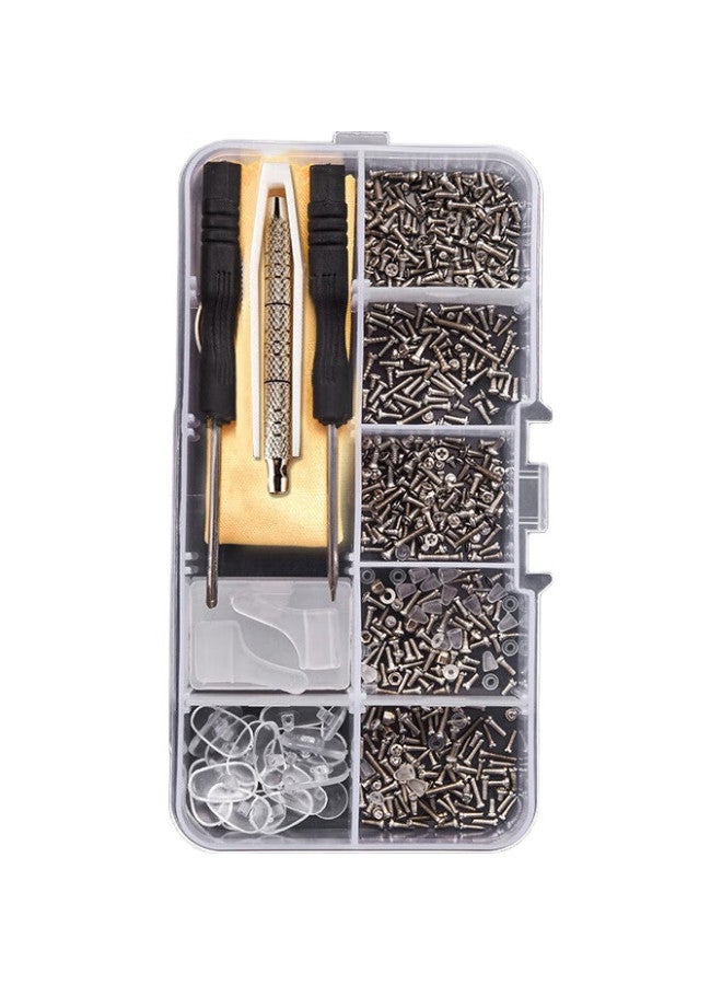 Boshide Nose Pads For Glasses Silicone Airbag Anti-Slip Accessories 500 Screws Set - Image 2