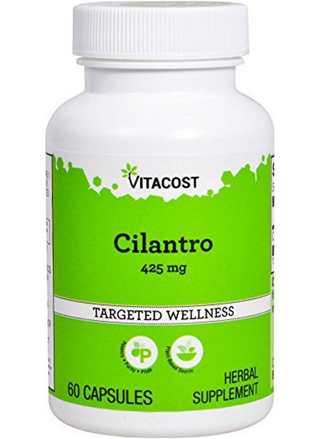 Vitacost Brand - Vitacost Cilantro (Coriander) 425 Mg 60 Capsules - Image 1