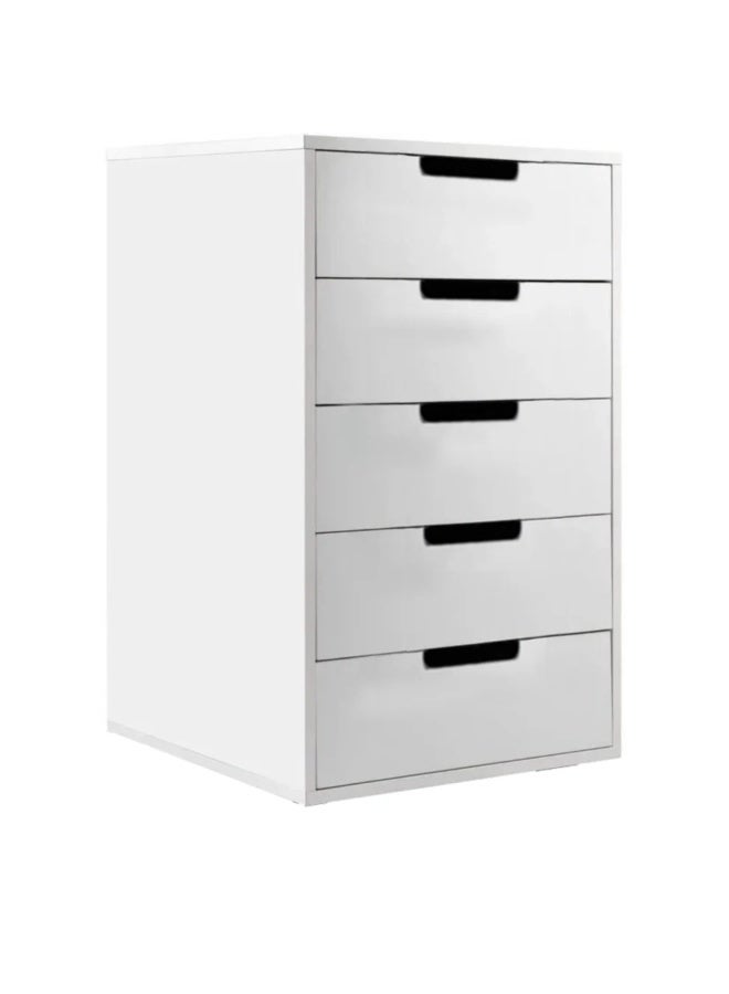 Drawer Unit 5 Drawer - 70 * 40 * 40 - White - Image 3
