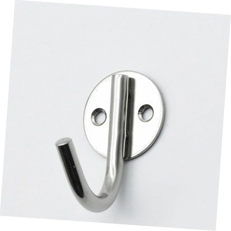 3Pcs Stainless Steel Round Wall Hooks Heavy Duty for Bathroom Kitchen Hanging - Image 4
