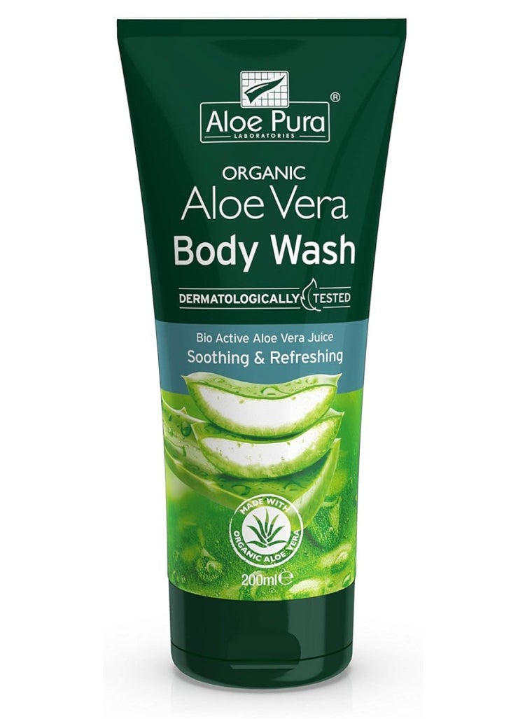 Aloe Pura - Aloe Pura Organic Aloevera Body Wash 200Ml ( 015107 ) - Image 1