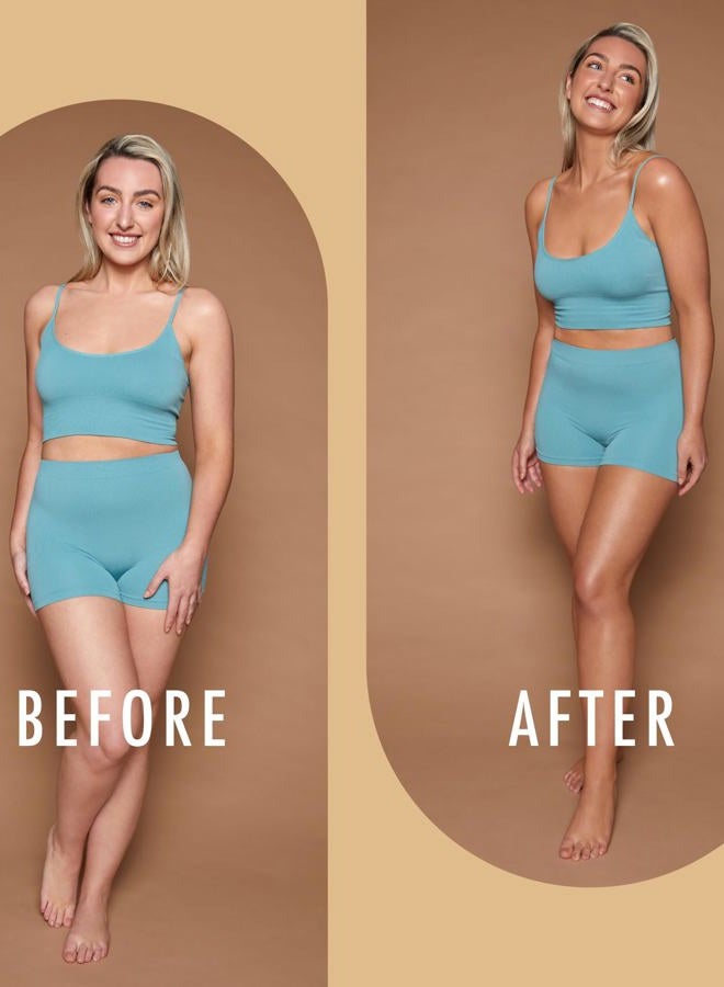 St. Moriz Advanced Color Correcting Self Tanner Mousse in Medium - 230ml - Color Correcting Instant Self Tanning Foam for Face & Body - Long Lasting & Streak Free Sunless Self Tanner - Image 3