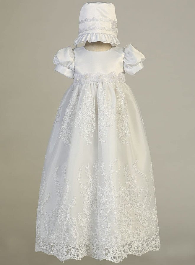 Pink Princess Baby Girl Baptism Dress Christening Dresses for Baby Girl White Baptismal Gown Vestido de Bautizo para Niña 3 Months Girls' Outfit Infant Newborn Babies bautismo Bebes ropones babtism - Image 2