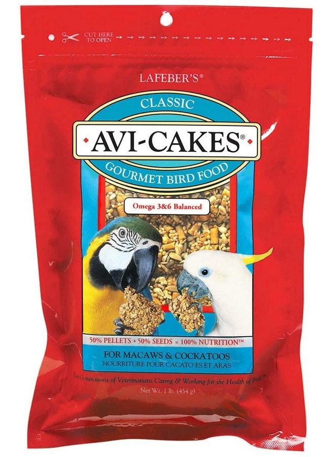 (3 Pack) Lafeber Company Avi-Cakes Macaw and Cockatoo Treat (1 Pound Per Pack)
