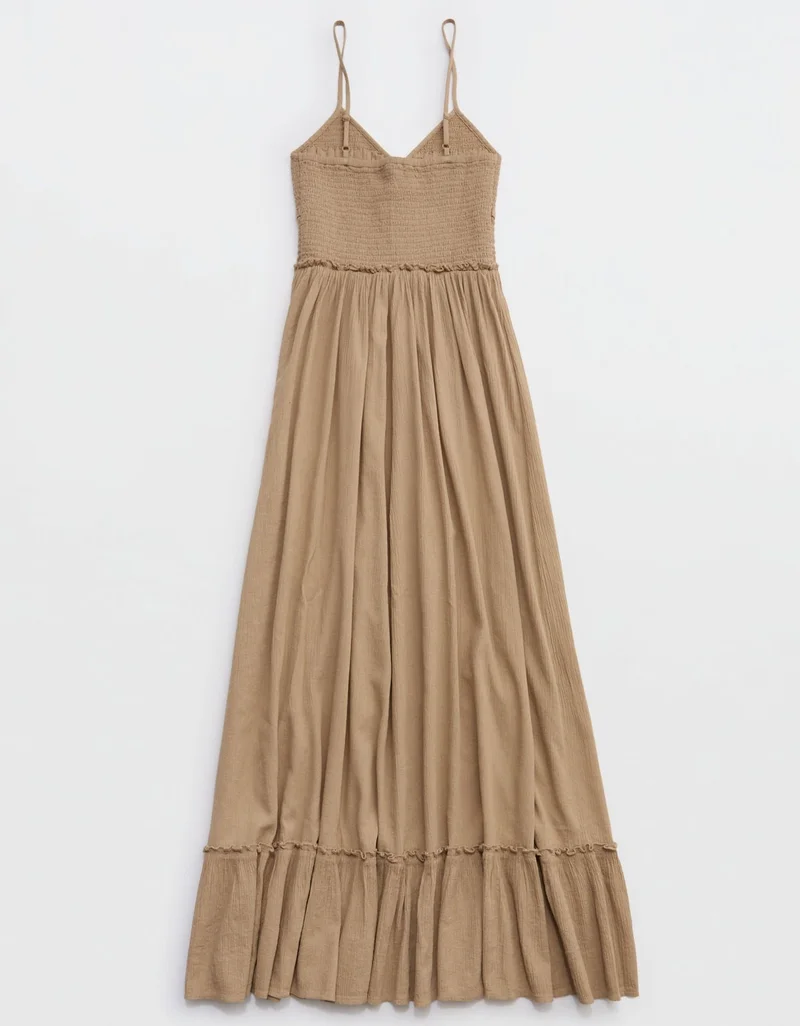 Aerie  Aerie Button Front Maxi Dress for Women | Best Price UAE