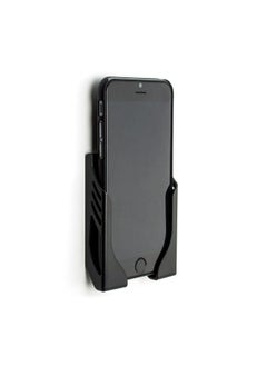 Damage-Free Wall Mount for iPhone: 13, 12, Mini, Pro, Pro Max, 11, Pro, Pro Max, SE 2, XS/X, XS Max, XR, 8/7, 8/7 Plus, S21, S20 with 3M Command Strip Adhesives: Koala Mount Wall Dock [Black]