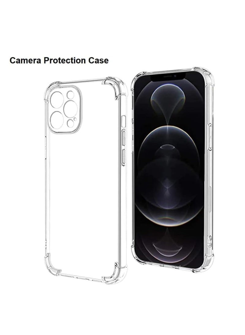 Back cover crystal clear silicone anti-shock for mobile iPhone 12 Pro Max - Image 4