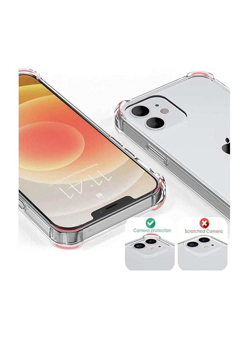 Back cover crystal clear silicone anti-shock for mobile iPhone 12 Pro Max - Image 3
