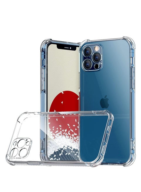 Back cover crystal clear silicone anti-shock for mobile iPhone 12 Pro Max