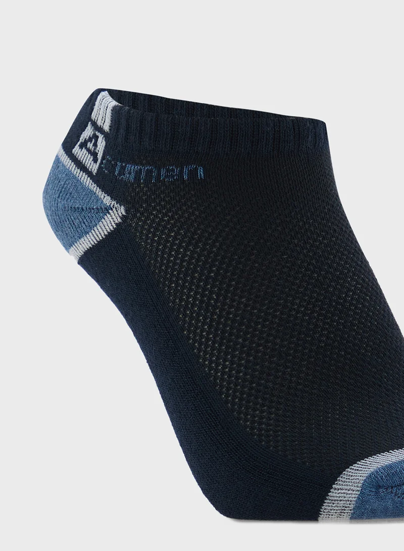 Seventy Five Basics 3 Pack Of Socks