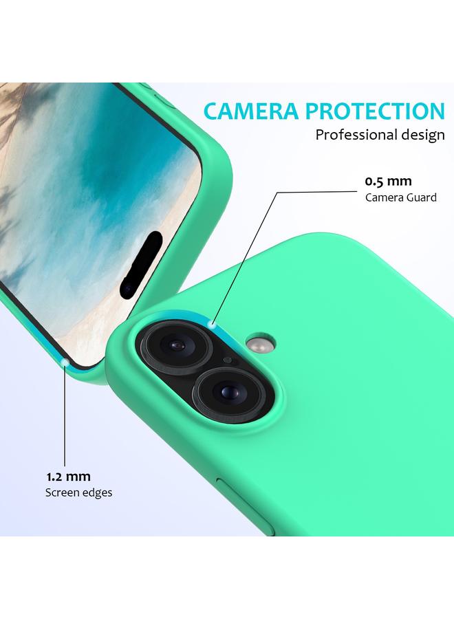 S-TOP Case For iPhone 16 Plus Solid Color Silicone Phone Case - Image 2