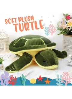 Civaner Soft Plush Sea Turtle Stuffed Animals Plush Pillow Toys Giant Stuffed Turtle Tortoise Plush Toys Doll Birthday Graduation Nurse'S Teacher'S Day'S Gifts For Girls Boys Girlfriend(20 Inches)  - Image 3