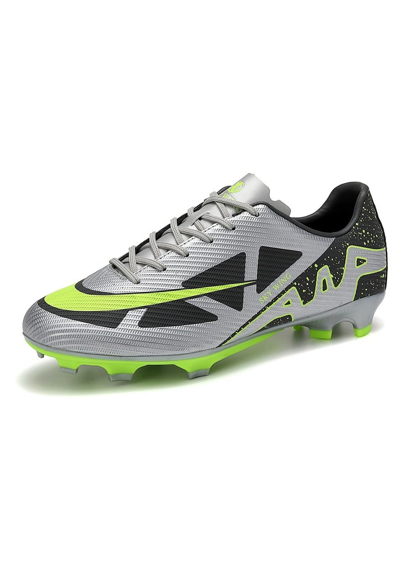 SKY WING SKY WING Football Cleats Unisex And Kid,Indoor Outdoor Low Top Soccer Shoes For Men And Women And Kid Lightweight Shock Resistant Training Boots Professional Turf Shoes Sport Athletic Ground Football Boots  - Image 2