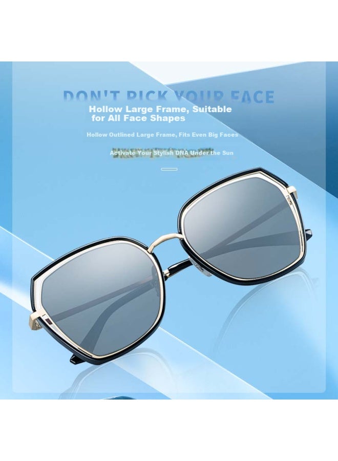 Horien Women's Polarized Driving Sungl Uv Protection Oversized Frame Slimming Eyewear N6621n16p - Image 2