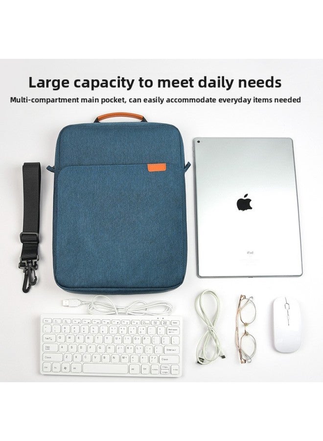 Crossbody Tablet Bag Waterproof Keyboard Large Capacity IPad Storage 13-inch Tablet Bag Storage Bag Portable-Color:Dark Gray-Size:11.6inch - Image 5