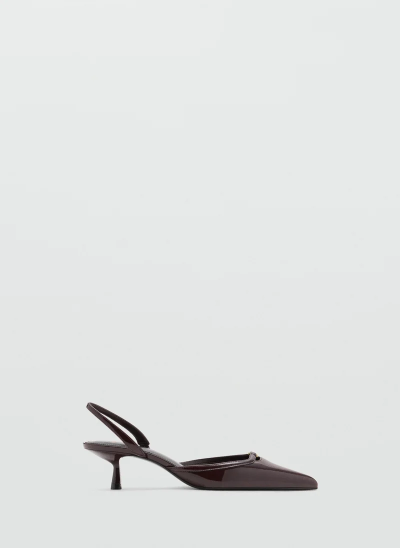 Kitten Heel Patent Leather Shoe