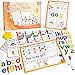 GiftAmaz 145 PCS Sentence Building for Kids Sight Word Games Puzzle Special Education Classroom Must Haves Montessori Grammar Reading Game Speech Therapy Cardboard Birthday Toys for Kindergarten - Image 2