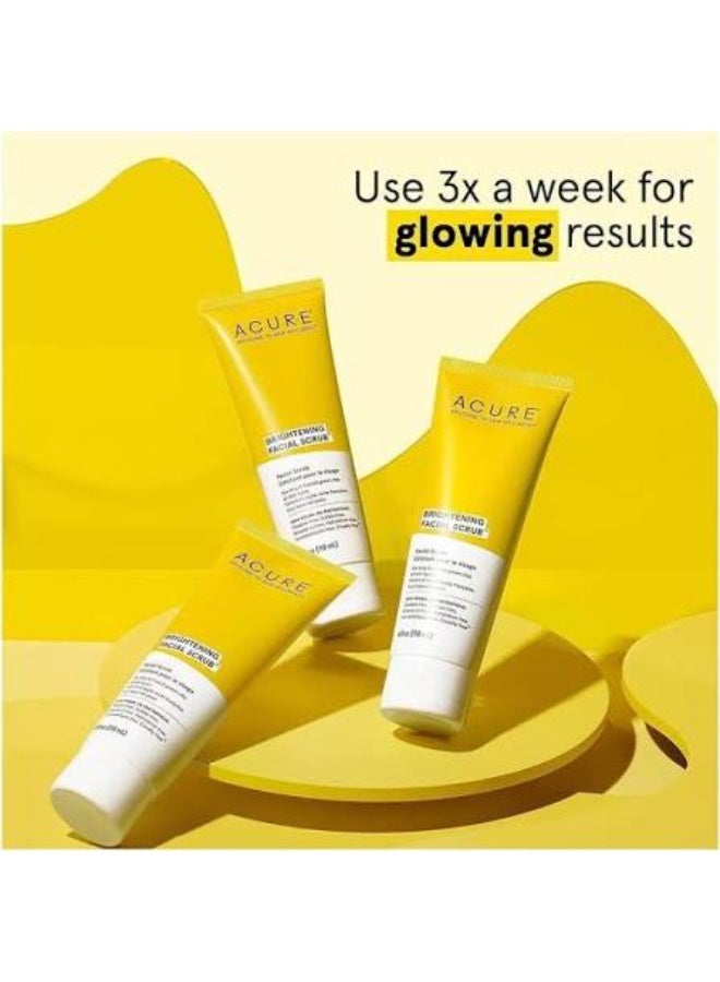 Acure Brightening Facial Scrub 118ml - Image 5
