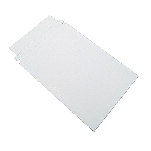 Maxtek 100 Pack Stay Flat Rigid Photo & Document White Cardboard Mailers, 6 x 8 Inches, Self Seal Adhesive Flap. - Image 3