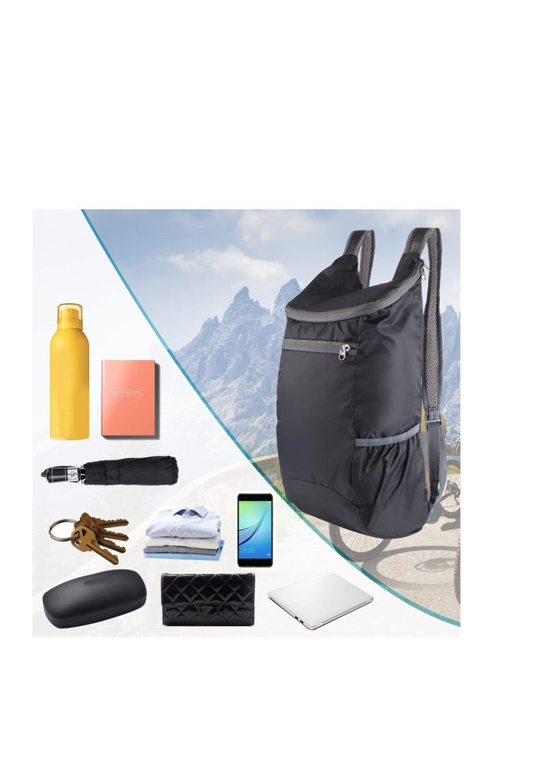 Y&D Ultra Lightweight Foldable Backpack, Small Water Resistant Rucksack Travel Daysack for Outdoor Sport Travelling Walking Hiking Camping Biking - Image 4