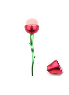BinaryABC BinaryABC Rose Flower Foundation Brush Makeup Brush Loose Powder Brush Buffing Brush Blending Brush 