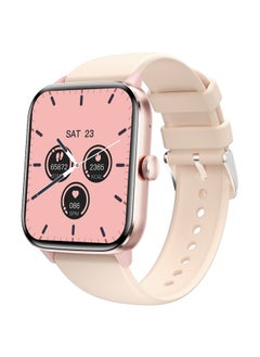 Generic 1.9inch Aluminum Alloy Body Temperature Pressure SOS Heart Rate Game Phone QS11 Call Blood Glucose Watch (Beige)  - Image 1