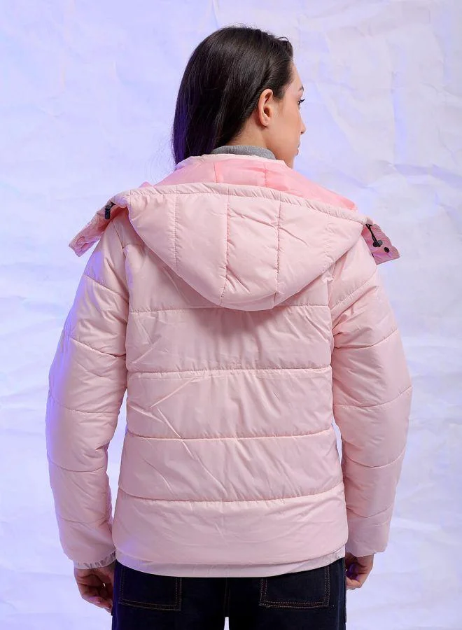 مرفوعة Women Regular Fit Solid Puffer Jacket
