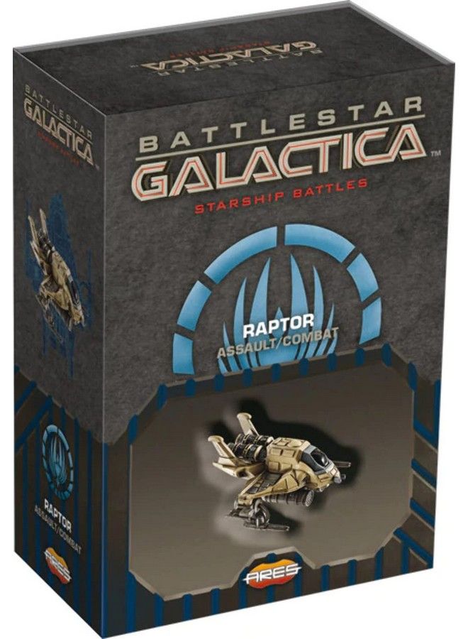 Ares Games Battlestar Galactica: Starship Battles Raptor (Assault/Combat) Spaceship Pack - Image 2
