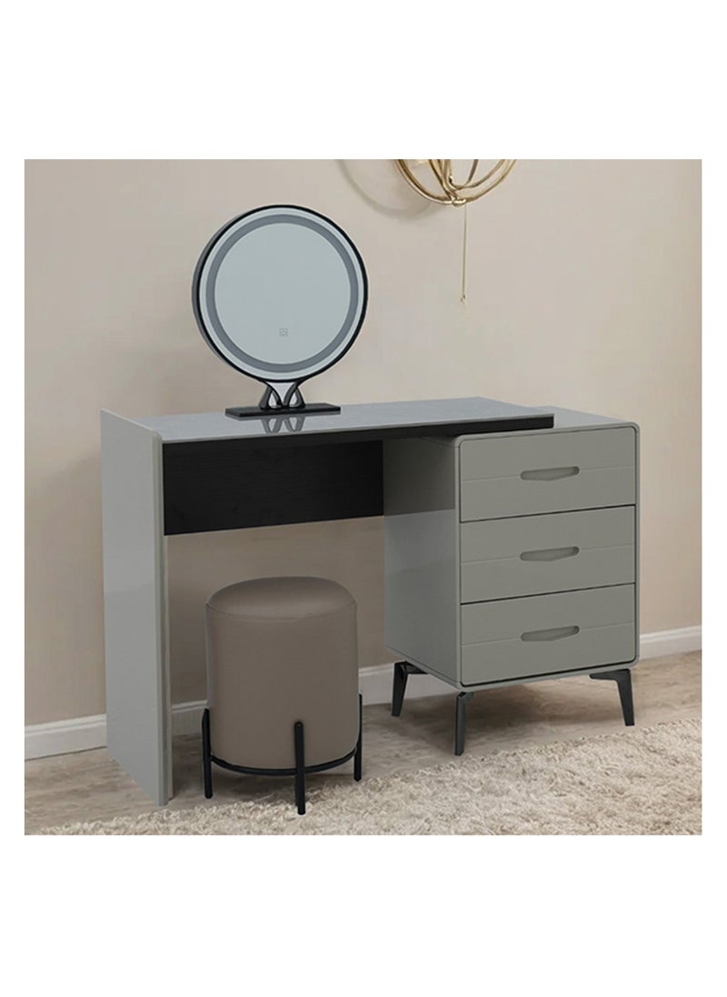 ROYALOAK Royaloak Houston Dresser | MDF Construction | 3 Drawers | High-Gloss Finish | Modern Design | Durable & Long-lasting | Easy to Clean | Dressing Table  - Image 1
