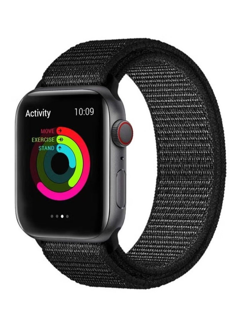"Enhance Your Apple Watch Series SE/6/5/4/3/2/1 with the Smart Nylon Nato Band - Stylish, Durable, and Perfectly Suited for 42/44 mm Watches"  - Image 1